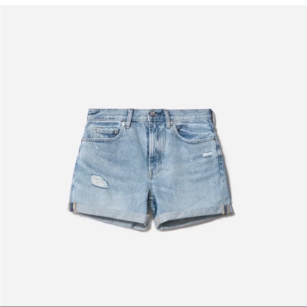 EVERLANE The Demin Short Jean Shorts Organic Cotton Size 25